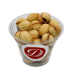 Орешки с варёной сгущёнкой в стакане 150г