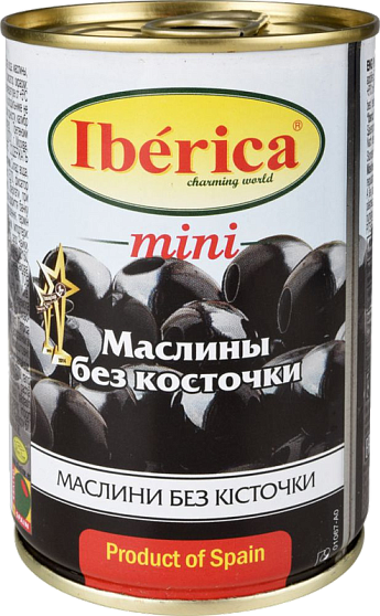 Маслины IBERICA  mini без косточки 300г Испания 