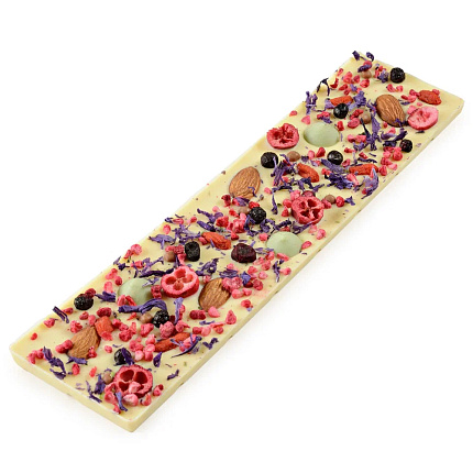 Шоколад белый годжи, клюква, миндаль 110 г