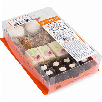 Мини пирожное "Ассорти"  14 шт, 315 г