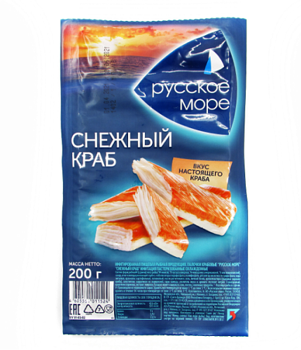 Палочки крабовые Снежный краб имитация 
