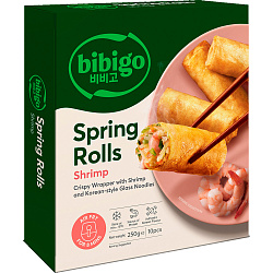 Спринг-роллы с креветками Бибиго 250 г