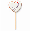 Пряник имбирный на палочке Сердце 40 г