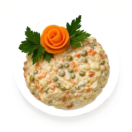 Салат Оливье с говядиной Новогодний 500 г