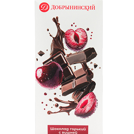 Шоколад горький с вишней 65 г