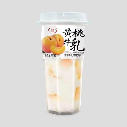Напиток молочный "Zhenchun" со вкусом персика 520 мл