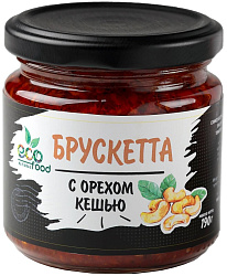 Брускетта из вяленых томатов с орехом кешью
