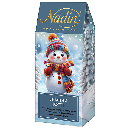 Чай черный крупнолистовой с ароматом  облепихи и меда "Зимний гость" 50 г