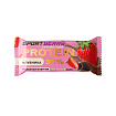 Батончик протеиновый в глазури со вкусом Клубника Sportberry 45 г