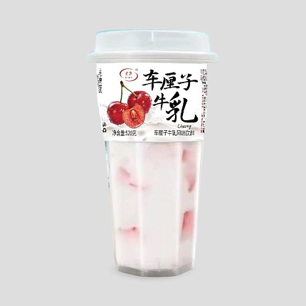 Напиток молочный "Zhenchun" со вкусом вишни 520 мл 