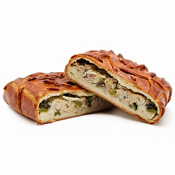 Пирог с курицей и грибами 700 г