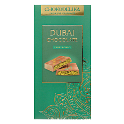 Шоколад молочный Dubai Pistachio Chokodelika фисташка 180 г