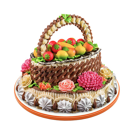 Торт Корзина с фруктами 4000 г
