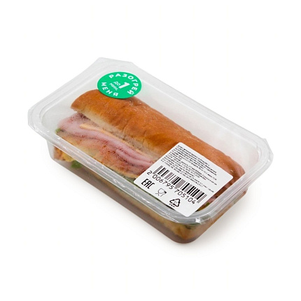 Бутер с ветчиной, сыром и омлетом 260 г