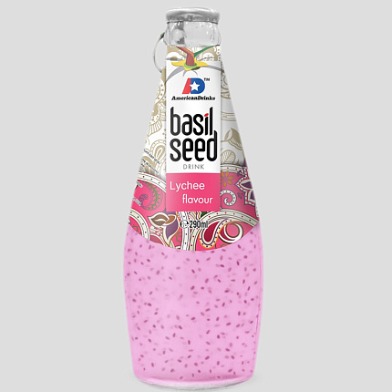 Напиток Basil Seed Drink Lychee Фантастический личи 290 мл