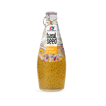 Напиток Basil Seed Drink Mango Пряное манго 290 мл