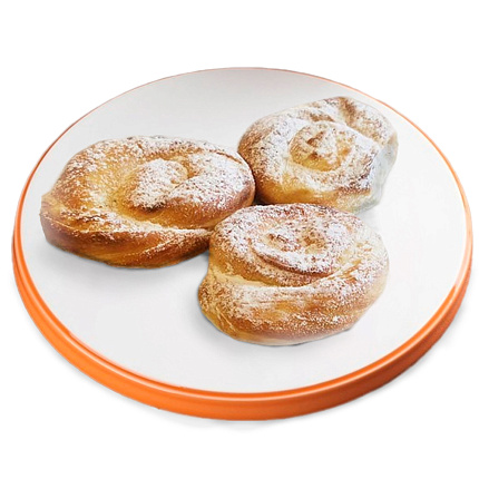 Ватрушка Добрынинская с творожной начинкой и вишней