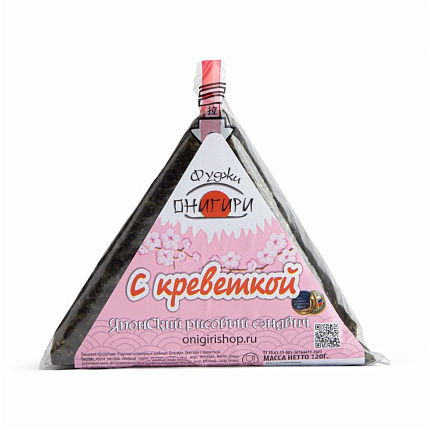 Онигири с креветкой 120 г