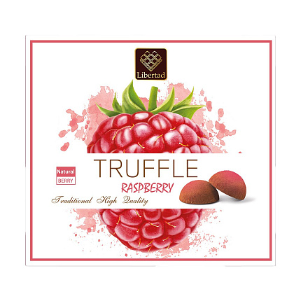 Трюфели в малиновой обсыпке Libertad 120 г