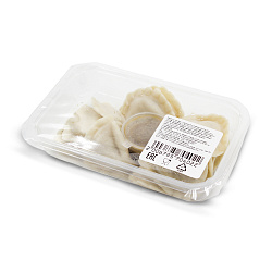 Вареники на пару с картошкой и грибным соусом 250 г