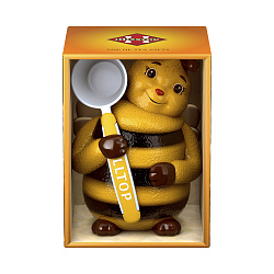 Чай Hilltop черный лист чайница с ложкой Пчелка 30 г