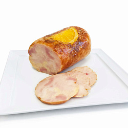 Рулет из мяса птицы Куропатка с апельсинами
