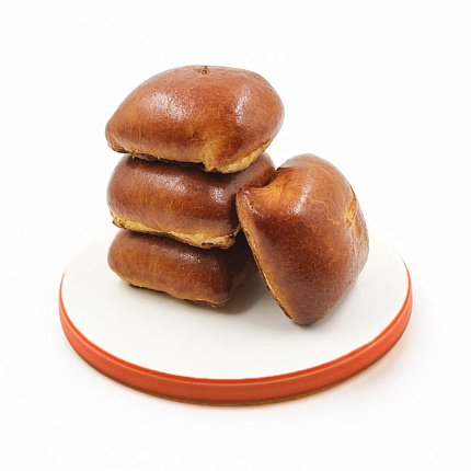 Пирожки Домашние с зелёным луком и яйцом 4 шт 70 г