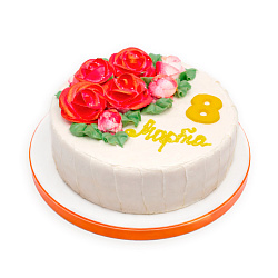 Торт Домашний Роза к 8 Марта, 970 г