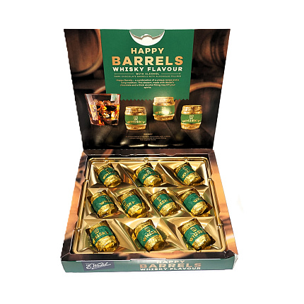 Конфеты ассорти Happy barrels с начинкой виски 200 г