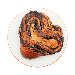 Плюшка маковая с изюмом 2 шт 300 г