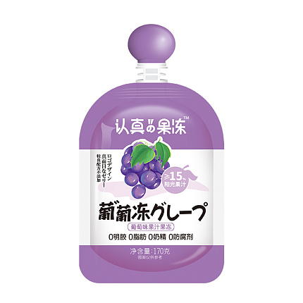 Желе со вкусом винограда 170 г 