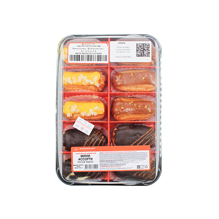 Мини-эклеры Добрынинские Ассорти 200 г