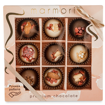 Подарочный набор шоколадных конфет Marmori 60 г