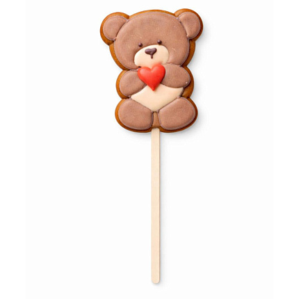 Пряник имбирный на палочке Влюблённым 40 г