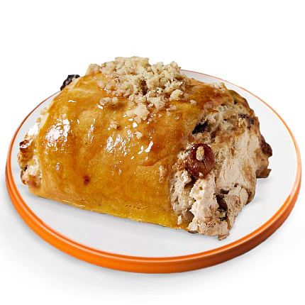 Рулет Сочинский с орехом и изюмом