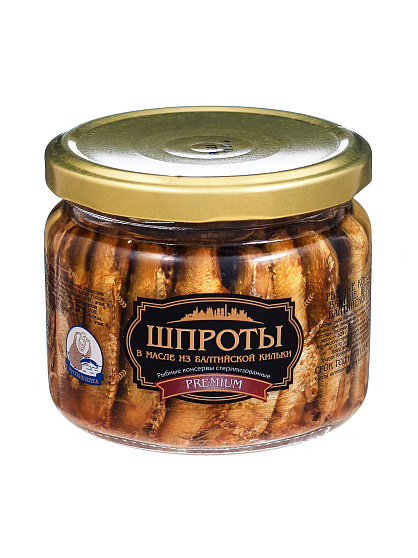 Шпроты из балтийской кильки Premium 270 г
