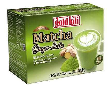 Напиток имбирный латте Матча Gold kili быстрорастворимый