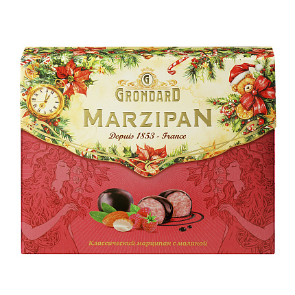 Конфеты глазированные Марципановые с малиной 126 г