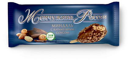 Мороженое сливочное с карамелью "Жемчужина россии"