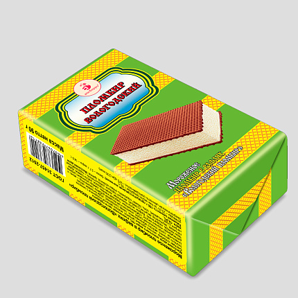 Мороженое Вологодский пломбир брикет в шоколаде 90 г