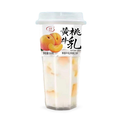 Напиток молочный "Zhenchun" со вкусом персика 520 мл