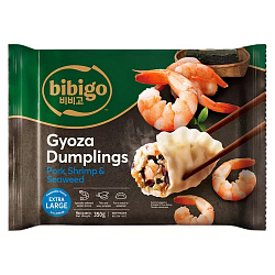 Дамплинги королевские из свинины с креветками и морскими водорослями "Bibigo" 350 г