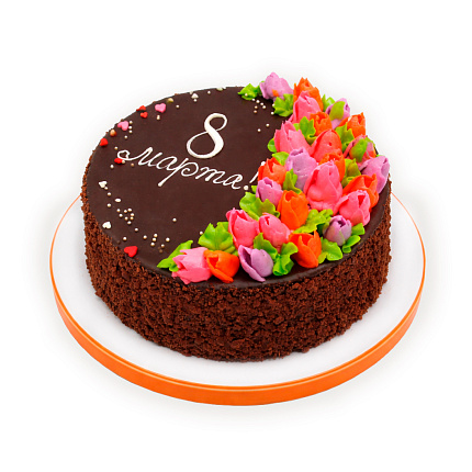 Торт Прага к 8 Марта, 1100 г