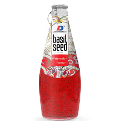 Напиток Basil Seed Drink Watermelon Арбузный взрыв 290 мл